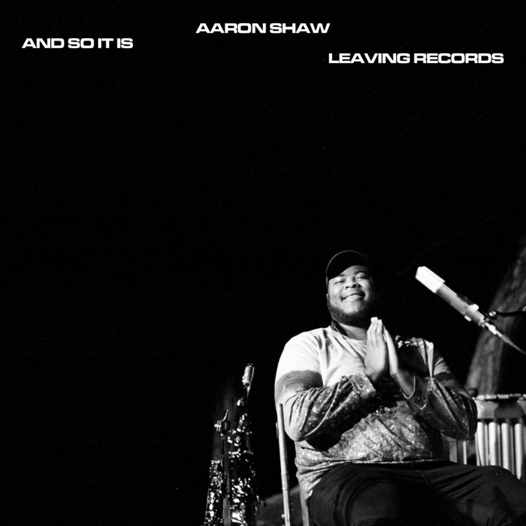 Front cover of Aaron Shaw's debut album And So It Is